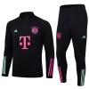 Sudadera De Entrenamiento Trajes FC Bayern de Múnich Quarter Zip 23-24 Negra - Hombre